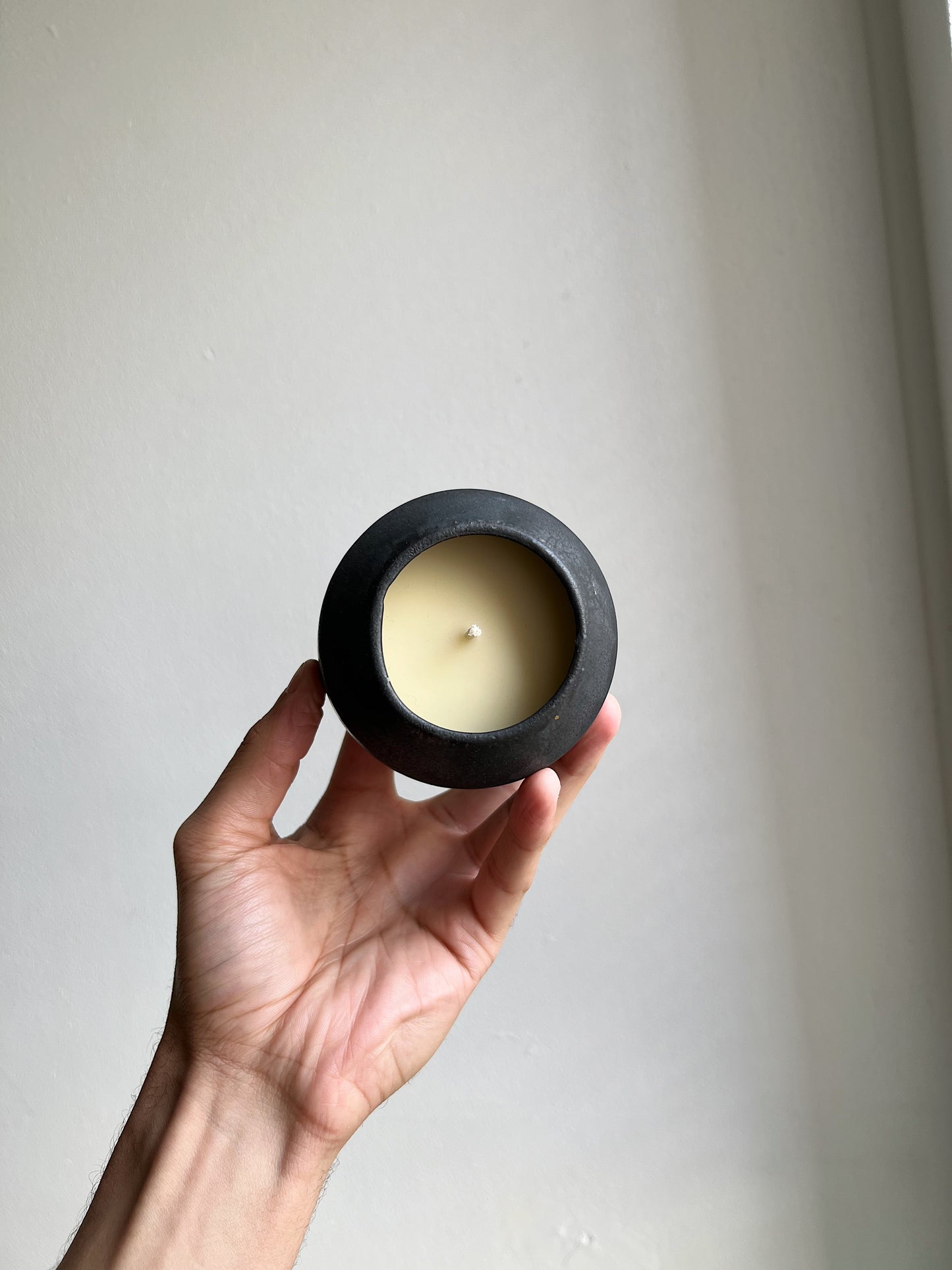 handmade eco-friendly ceramic candle