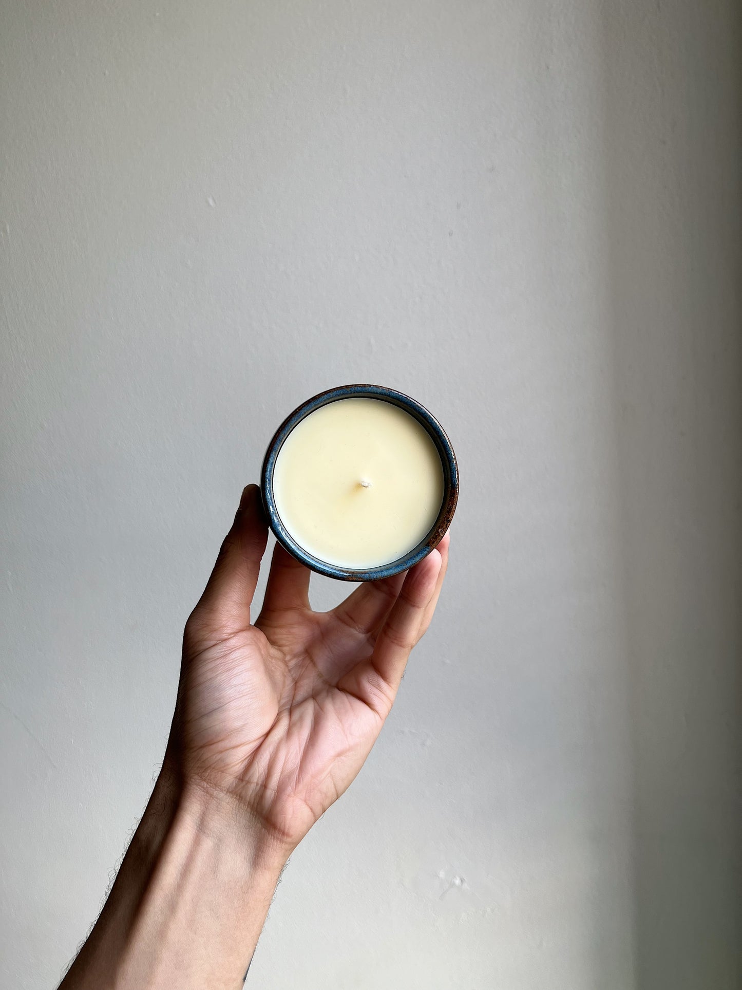 handmade eco-friendly ceramic candle